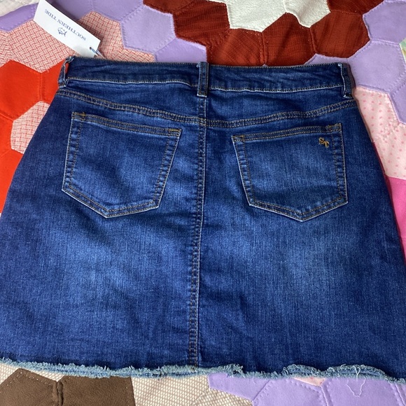 SOUTHERN TIDE DENIM SKIRT GABRIELA DENIM SKIRT MEDIUM INDIGO 27W TRENDING - Picture 12 of 16